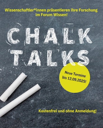 Anzeige Forum Wissen »Chalk Talks«