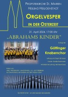 Musikalische Gestaltung der Orgelvesper