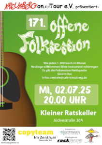 Offene Folk-Session in stilechtem Ambiente