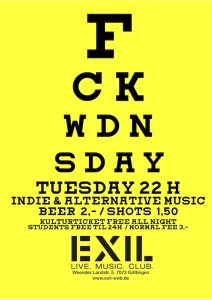 Party »FCKWDNSDAY«