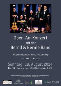 Open-Air-Konzert mit der »Bernd & Bernie Band«