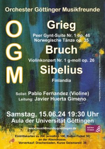 Konzert Orchester Göttinger Musikfreunde (OGM)