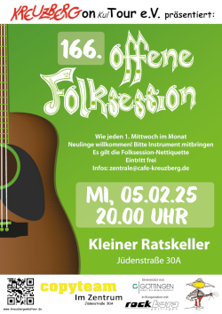 Offene Folk-Session in stilechtem Ambiente
